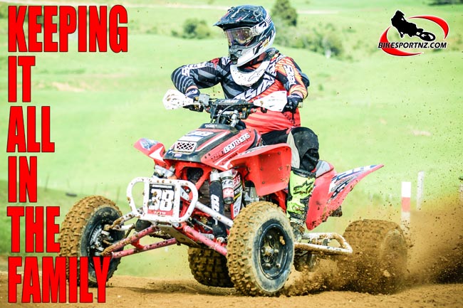 14112015 SPORTS ANDY McGECHAN/BikesportNZ.com. CAPTION: Taranaki's Camo Keegan, the top ATV rider in New Zealand for 2016. Photo by Andy McGechan, BikesportNZ.com