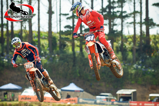 Study in style from the King of the Mountain motocross in Taranaki