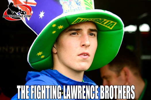 Lawrence brothers keep Australian flag flying high