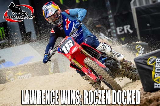 Win for Lawrence but Roczen penalised