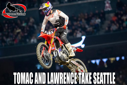 Tomac and Lawrence take 450cc and 250cc victories