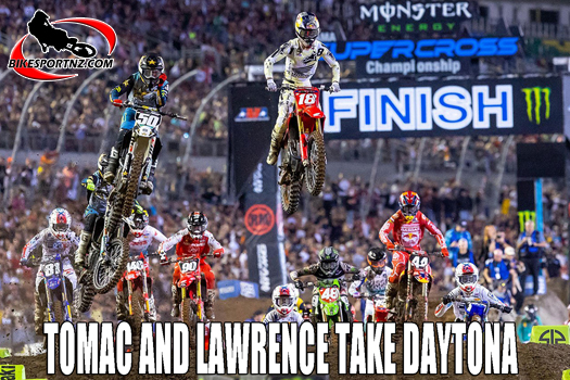 Tomac and Lawrence take victories at Daytona