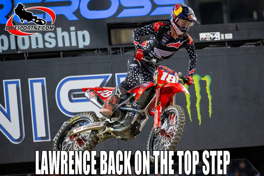 Jett Lawrence extends lead in West Coast SX title chase