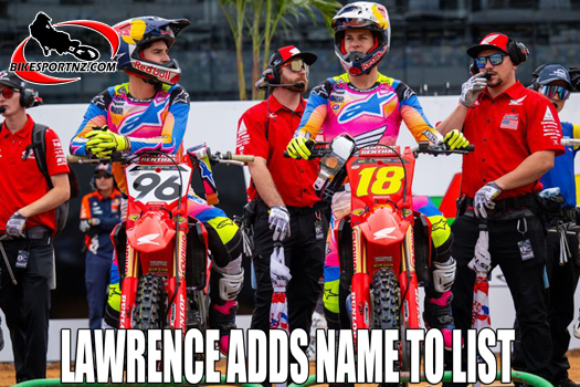 Australian Jett Lawrence, still leading the AMA Supercross Championships after round eight at Daytona at the weekend.