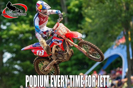 Aussie rider on podium every round so far in the USA