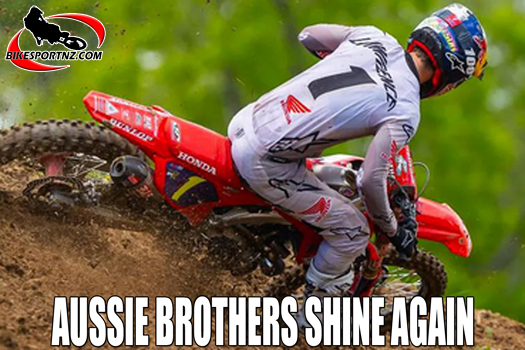 Australian Jett Lawrence (Honda), top dog at round four of the motocross nationals in the United States at the weekend.