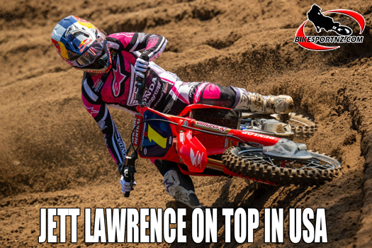 Australian Jett Lawrence has been sensational in his 450 AMA Pro Motocross career thus far. 