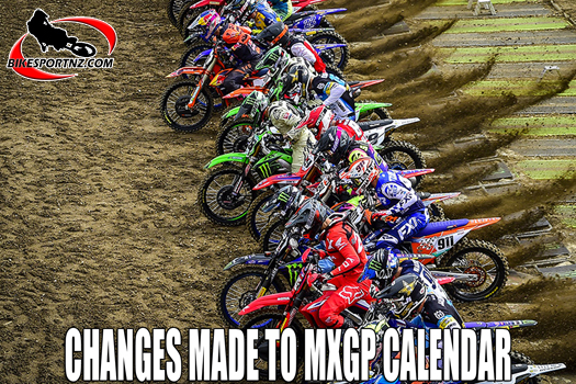 Changes made to the Motocross World Championships calendar
