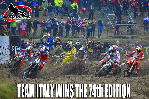 Team Italy wins the 2021 Motocross of Nations at Mantova, in Italy