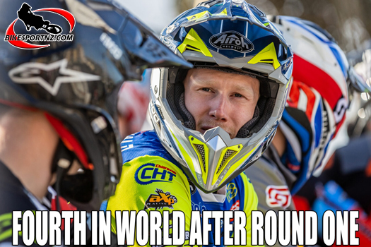 Christchurch’s Hamish Macdonald delivered another strong performance, securing his second Enduro3 class win of the weekend and finishing sixth overall on day two, for fourth overall for the weekend. Photo by Herve Pradal.