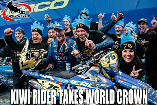 New Zealand’s Hamish Macdonald was crowned FIM Enduro3 World Champion on the opening day of racing at the GP of Germany in Zschopau at the weekend. 