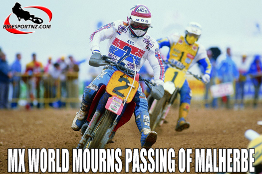 Belgian motocross legend André Malherbe died this week, aged 66.