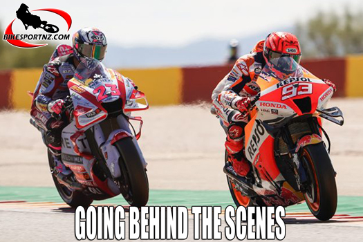 Go behind the scenes at the Honda MotoGP team