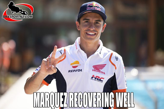 Marc Marquez showing good progress on road to recovery