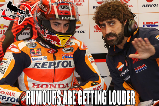 Honda’s Marc Marquez, no doubt a man on a mission at the Japanese GP this weekend. 