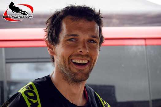 Christchurch’s Justin McDonald (Honda), one of the stand-out riders at the 2024 New Zealand Motocross TT Nationals near Timaru at the weekend. Photo by Andy McGechan, BikesportNZ.com