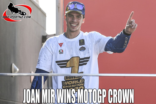 Spain's Joan Mir is crowned 2020 MotoGP champion
