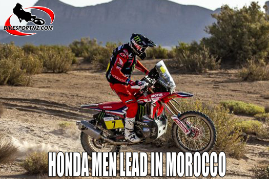 Honda riders leading the way in Morocco