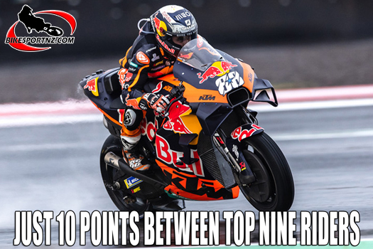 Tight at the top of MotoGP standings