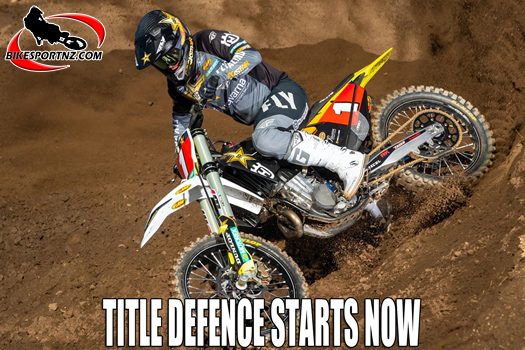 Zach Osborne's title defence starts this weekend