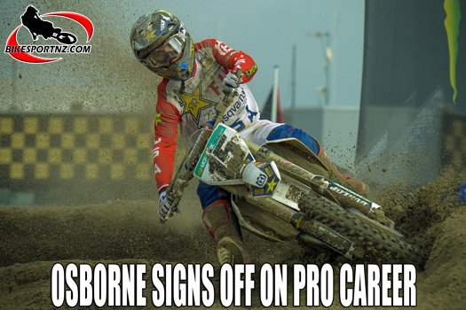 Zach Osborne hangs up his helmet