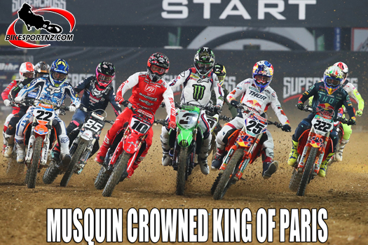 Marvin Musquin cleans up at Paris Supercross