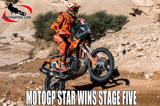 Danilo Petrucci wins stage five of Dakar 2022