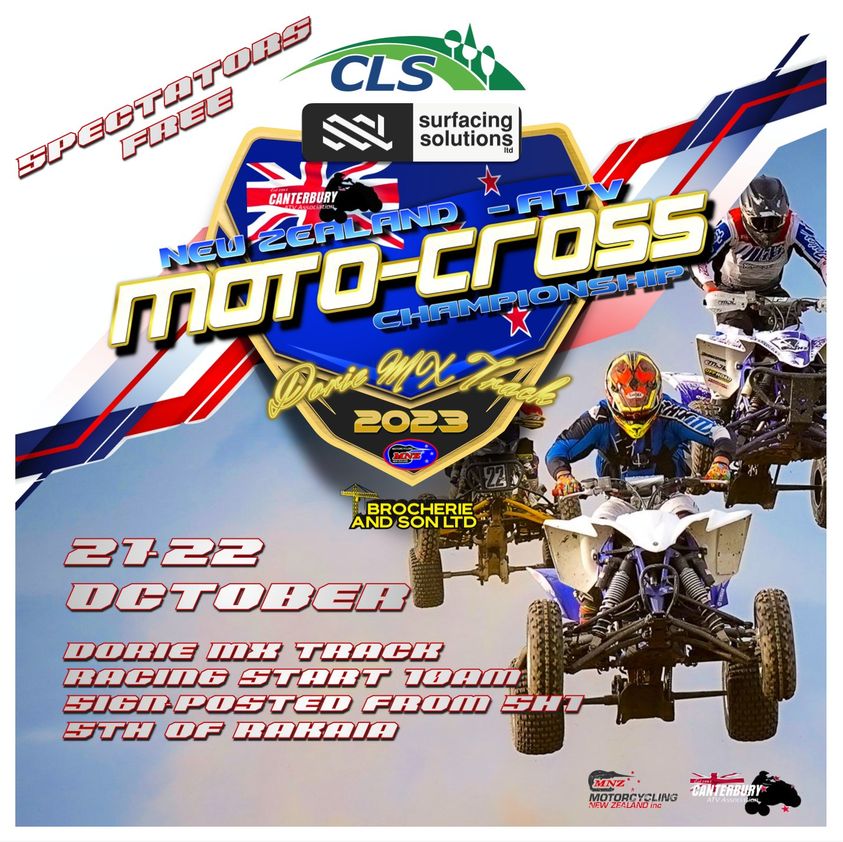 The cream of the crop descended on Canterbury at the weekend for the 2023 edition of the New Zealand ATV Motocross Championships. 