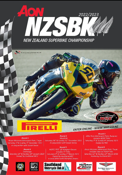Teretonga Park Raceway in Invercargill hosts round four of 2022-23 NZSBK