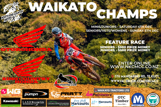 Waikato Motocross Championships on the calendar