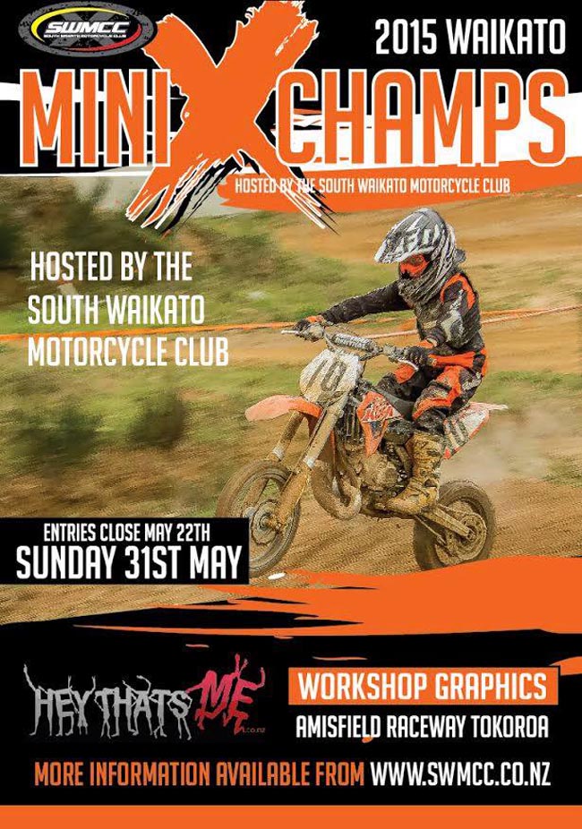 Poster-Waikato Mini MX Champs 2015-a