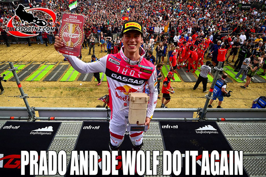 Back-to-back MXGP wins now for Spain’s defending world champion Jorge Prado (GASGAS).