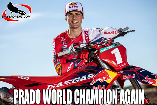 Spanish defending world champion Jorge Prado (GASGAS), overall championship winner in the MXGP class again in 2024.