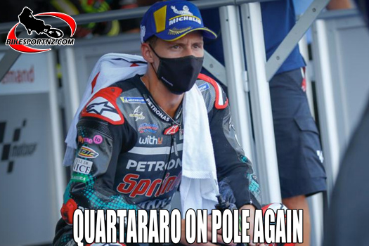 Fabio Quartararo on MotoGP pole again