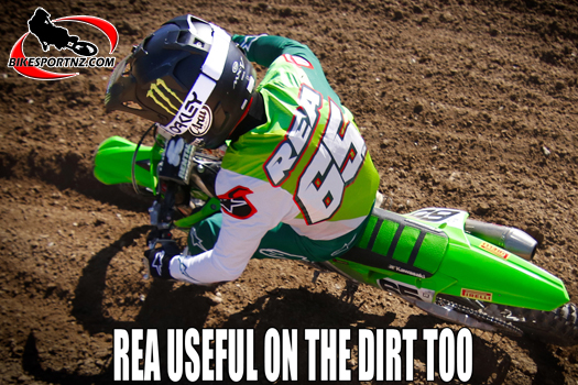 Jonathan Rea takes it to the dirt