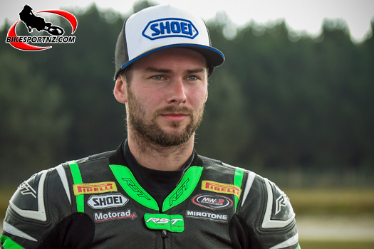 Wainuiomata racer Shane Richardson, victim of multi-bike pile-up at Oulton Park in the UK.