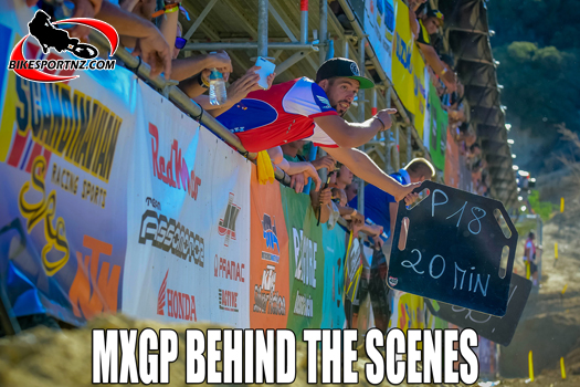 There's a lot of hidden hard work and much collaboration happening behind the scenes to ensure that every MXGP event is a roaring success. Photo by Andy McGechan, BikesportNZ.com