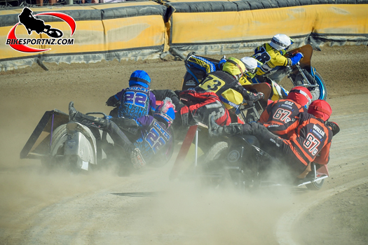 Speedway action was literally edge-of-the-seat stuff