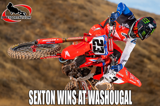 Chase Sexton breaks through for victory at Washougal