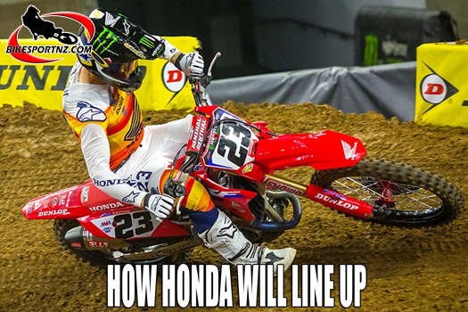 How will Team Honda line up for AMA Supercross in 2022?