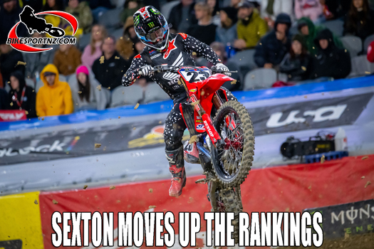 Chase Sexton wins Anaheim 2 and moves up the series standings