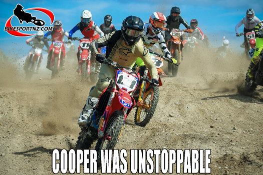 Hat-trick of wins for Cody Cooper at Taupo