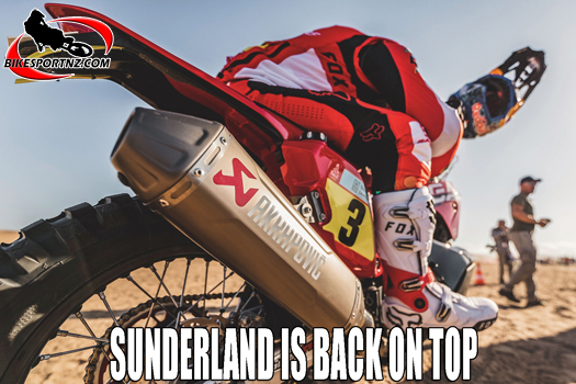 British rider Sam Sunderland back in front of Dakar 2022