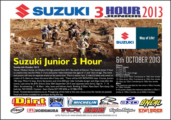 3 hour suzuki 2013 junior