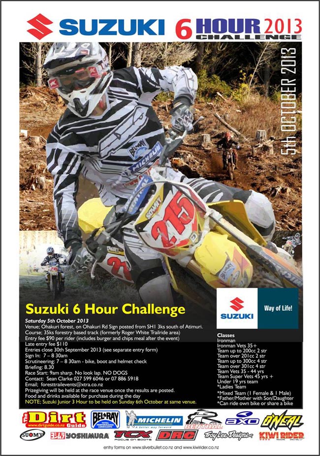Suzuki 6-Hour Poster-2013-a
