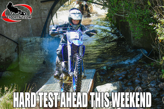 Stratford’s Wyatt Swan (Yamaha YZ125X), in action during the Korito Technical Matrix event in Taranaki last season. Photo by Andy McGechan, BikesportNZ.com