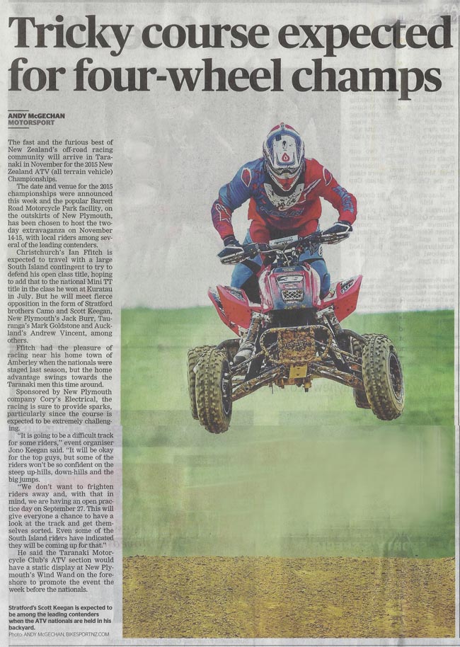 TARANAKI DAILY NEWS 09-01-2015-a