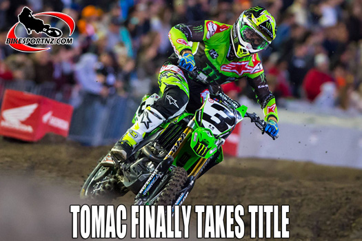Eli Tomac finally clinches US Supercross crown