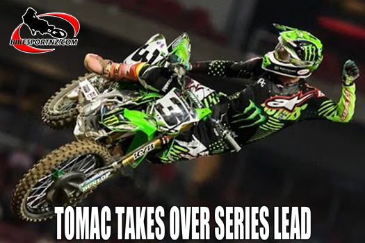 Tomac takes over supercross series lead