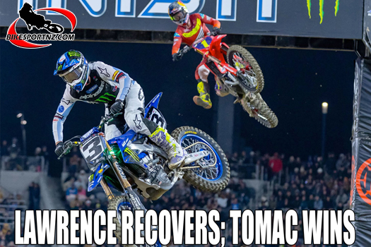 The 450cc supercross championship leader is now Colorado’s Eli Tomac. 